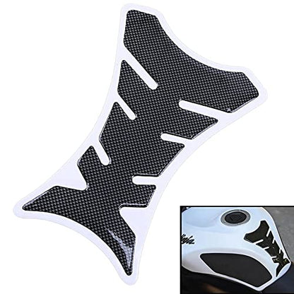 Carbon Fiber Look Powersports Gas Tank Protectors for Motorcycle - Gas Oil Fuel Tank Sticker Protector Decals Stickers Tank Pad Protector Motorcycle Stickers