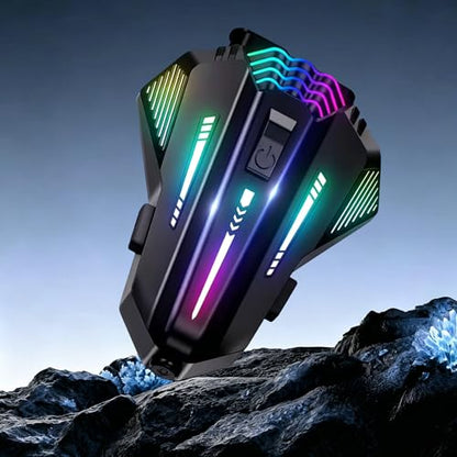 Motorcycle Helmet Bluetooth,6.0 Communication Helmet Speakers Dual Intercom & Music Sharing, Universal Bluetooth Pairing, 4 Custom RGB Light Modes, 2 Mics, IPX6 Noise Cancellation