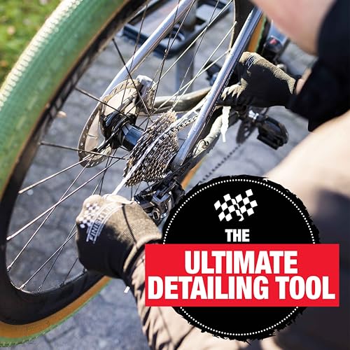 Finish Line Gear Floss Microfiber Cleaning Rope – Bicycle Detailing Tool for Cassettes, Chain Rings, Derailleur Pulleys, Hubs, Spindles, Brakes, and Bottom Brackets, Washable and Tear-Resistant | bike-cleaning-tools - size: 1 Count (Pack of 1), style: Gea