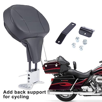 Rider Backrest for Harley Touring Ultra Classic 2009-2025 | for CVO & Limited Electra Glide Road Glide Road King Street Glide Ultra / Electra Glide CVO / Ultra Classic
