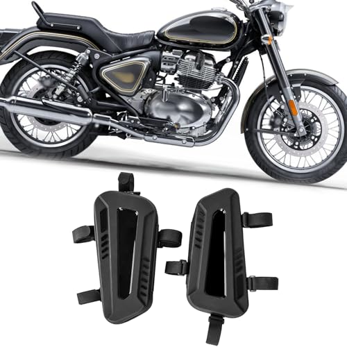 For Bullet 650 Meteor Classic 350 500 Interceptor 650 Continental GT 535 2025-2026+Waterproof motorcycle saddlebag for various motorcycle hard-shell side-mounted storage bags