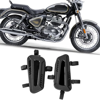 For Bullet 650 Meteor Classic 350 500 Interceptor 650 Continental GT 535 2025-2026+Waterproof motorcycle saddlebag for various motorcycle hard-shell side-mounted storage bags