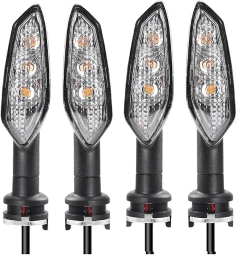 Motorcycle Turn Signal Light For Yamaha MT-09 2014-2023 Motorbike Turning Indicators Flasher Indicator Lamp - color: Clear Two pair