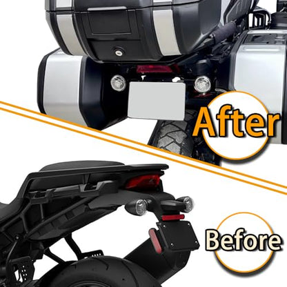Fender Eliminator Bracket Kit Fit for Pan America 1250/1250 Special 2021-2026 Tail Tidy with LED License Plate Light
