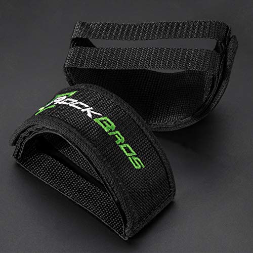 Rock BROS Bike Pedal Straps 1 Pair Pedal Straps Toe Clips Straps Tape for Fixed Gear Bike Adult BMX Mountain & Road Bicycle