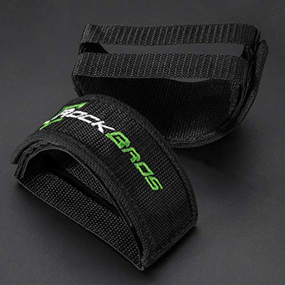 Rock BROS Bike Pedal Straps 1 Pair Pedal Straps Toe Clips Straps Tape for Fixed Gear Bike Adult BMX Mountain & Road Bicycle