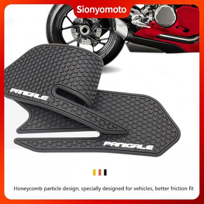 Fuel Gas Tank Pad Protector Stickers Decal Set Compatible with V2/899/959/1199/1299 2013 2014 2015 2016 2017 2018 2019- Anti-Slip Protective Kit, Black | 4-Piece