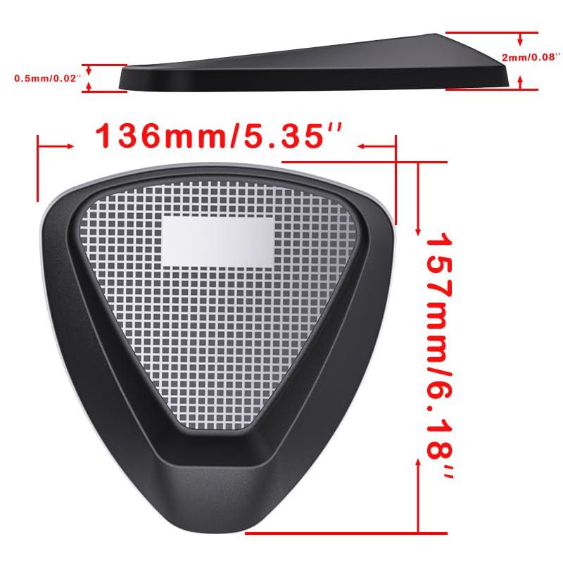 Universal Motorcycle Kickstand Pad Plate- Heavy Duty Anti-Sinking Kickstand Support Plate for Soft Ground, Grass, Hot Pavement - Outdoor Parking Essential Safety Accessory - Black (1)
