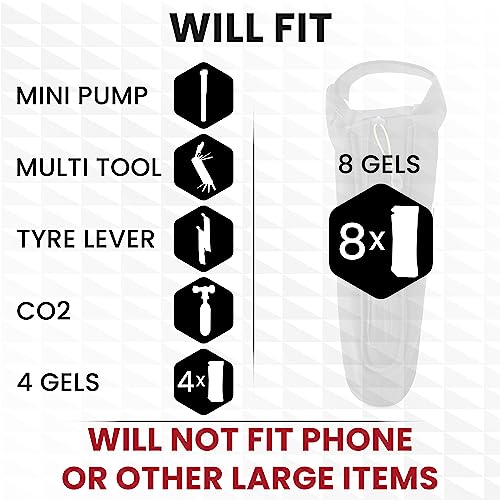 SLS3 Aero Top Tube Bike Bag - Small, Stable & Secure for TT and Triathlon Racing – Tri and Cycling Accessories - Premium Low Profile Design Reduces Drag - Custom Fit Bike Top Tube Bag