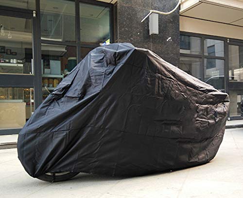 J&C 104x37x43Inhces Motorcycle Cover Waterproof Dust-Proof Outdoor Rain UV Protector Motorbike Covers for Motorcycle - size: XXL