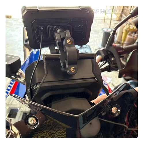 F800GS F 800GS GPS Mount for BMW F750GS F 750GS 2018>2023 F850GS Navigation Bracket Mobile Phone Stand Adapter Accessories (12MM) - color: 12MM