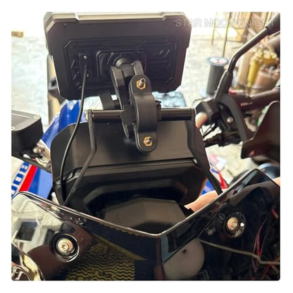 F800GS F 800GS GPS Mount for BMW F750GS F 750GS 2018>2023 F850GS Navigation Bracket Mobile Phone Stand Adapter Accessories (12MM) - color: 12MM