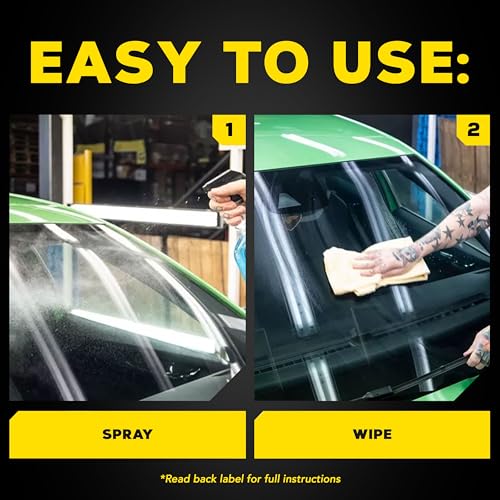 Meguiar's Waterless Wash Kit - This Premium Car Detailing Kit Gently Removes Dirt and Grime, Adds Shine and Protects Several Surfaces on Your Car Without Water – Get Amazing Results Detailing Anywhere - size: 70 Fl Oz (Pack of 1)
