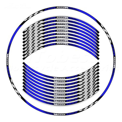 CBR 17 inch Wheel Rim Stickers Decals Tape Compatible with CBR1000RR 2004-2025 Motorcycle Reflective Rim Tapes Sticker Stripe(Dark Blue) - color: Dark Blue