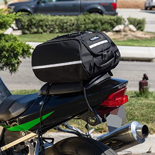 Chase Harper USA 4000 Aeropac Tail Trunk - Water-Resistant, Tear-Resistant, Industrial Grade Ballistic Nylon with Adjustable Bungee Mounting System for Universal Fit