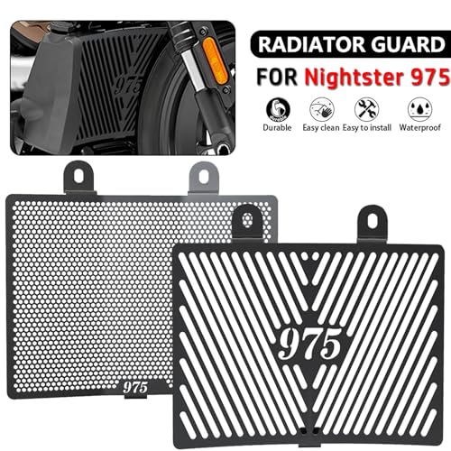 For Nightster RH975 Nightster 975 2026 2025 2024 2023 2022 Motorcycle Accessories CNC Aluminum Engine Cooling Protection Radiator Grille Guard Grille Guard Protector Compatible (A)