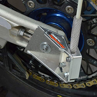 Dirt Bike Safety Flag Mount - by Enduro Engineering Axle Mounted Quick Release Universal Dirtbike Motorcycle Dune Whip Antenna Holder