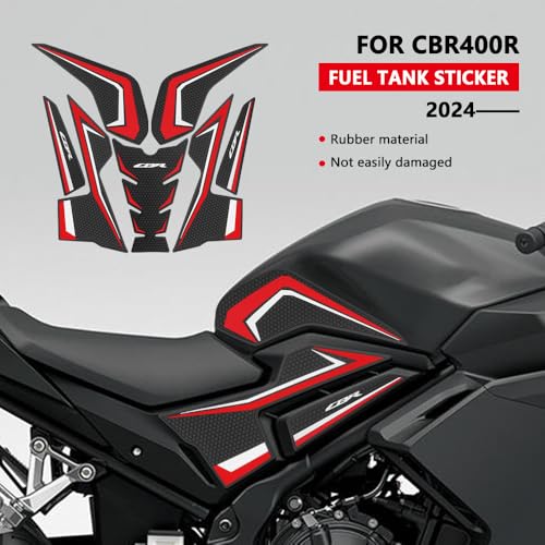 for CBR400R cbr400 2024 2025 2026 Accessories Motorcycle Tank Traction Pad Anti Slip Sticker Gas Knee Grip Protector CBR400R Tank pad