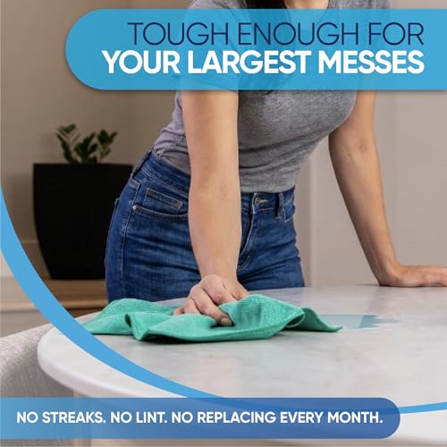 Microfiber Wholesale Black Microfiber Cleaning Cloth - 12 Pack | Better Quality All Purpose Towels Great for Messes in The Home | Clean, Dust, Polish | Soft, Absorbent, Durable | Wash 100s of Times - color: Black