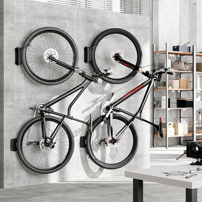 monTEK Swivel Bike Wall Mount – Garage Bike Hanger & Space-Saving Vertical Bike Rack for Garage & Apartment, Sturdy Bike Storage Hook Holds up to 66 lbs, Easy Installation & Scratch-Proof Design - style: 1-Pack