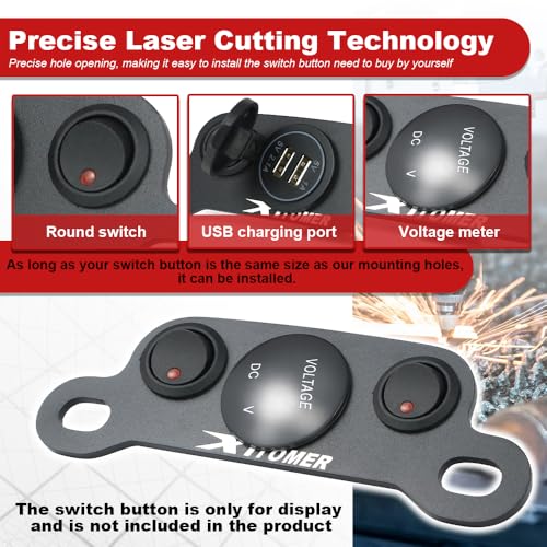 xitomer Motorcycle Dash Shelves Universal Dash Panel