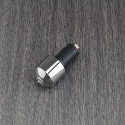 Motorcycle Handle Bar End Grip Plugs - Solid Handlebar End Weight Balance Plugs for Motorbike - Silver, 1 Pair - color: Silver