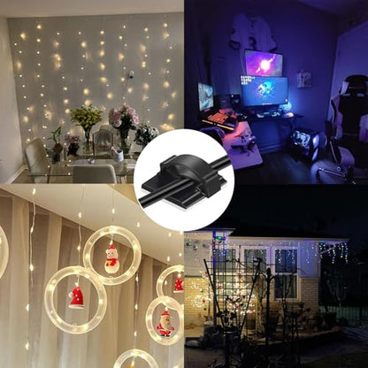 Adhesive Cable Holder Management Wire Clips 50 Pcs Black，Suitable for Cables with a Diameter of ≤ 6mm in Cars, Houses, and Offices - color: Black