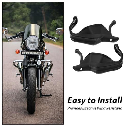 1 Pair Motorcycle Lever Guards Brake Clutch Lever Protector with Impact Resistant Plastic and Metal Construction for Universal Fit on Motorcycles