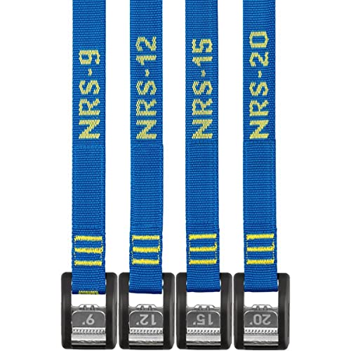 NRS 20' Buckle Bumper Strap Pair Iconic Blue - color: Iconic Blue, size: 20'