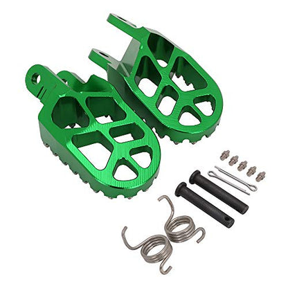 AnXin Foot Pegs Footpegs Footrests Foot Pedals Rests CNC MX for KLX300 KLX300R KLX300SM 97-07 20-24 KLX250 06-20 KLX250S 09-14 KLX250R 94-96 KLX650 93-96 Dirt Bike Green - color: green, size: KLX250 KLX250R/S/SF KLX300/R/SM KLX650