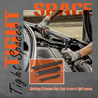 SUZUME 3PCS Torque Wrench Set 72 Teeth Dual-Direction Adjustable Torque Wrench Dual-Scales 1/4 & 3/8 & 1/2-Inch ±3% Accuracy Click Torque Wrenches for Bicycle, Motorcycle, Car,Maintenance - size: 10-170Ft.Lb,5-45Ft.Lb,20-220In.Lb, style: 1/2 3/8 1/4-Inch
