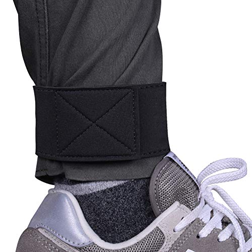 Wisdompro 2 Pcs Neoprene Ankle Blousing Garter Trousers Boot Blousers Strap for Wader Fishing Hunting Biking Military Uniform - size: 15 Inches
