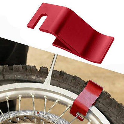 Tire Spoon Motorcycle Dirt Bike Lawn Mower Tire Changer Tire Removal Tool Kit with Bag 3x14.5 inchTire Irons and 2 Rim Protector1 Tire Bead Holder Tool - color: red