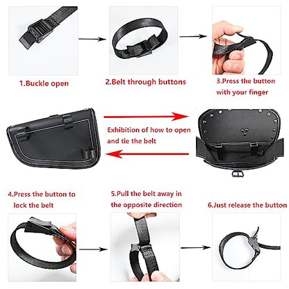 Motorcycle Saddle Bags Side Bags - Saddlebags Softail Pvc Leather,Waterproof, Side Tool Bag, Universal Storage Tool Bag for Motorbike (right Side) - style: Right1