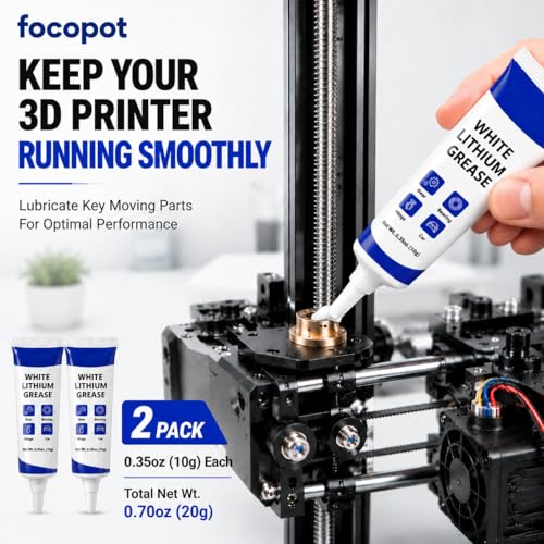 focopot Gear Floss Microfiber Cleaning Rope-50 Pcs Moto Floss and 2 Pcs 3D Printer Grease Lubricants for Bike Motorcycle Chains,Cassettes,Brakes and 3D Printers