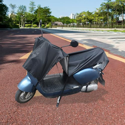 STOBAZA Waterproof Electric Bike Cover 72x250cm with Rainproof Dustproof Protection for Motorcycles, Scooters, and Bicycles Outdoor Weather Shield