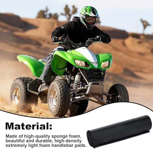 Handlebar Protector Pad, Crossbar Handlebar Pad, Round Foam Protector Pads For Motorcycle, Soft Cushion Crossbar Protectors Precise Fit For Traveling And Cargo Delivery