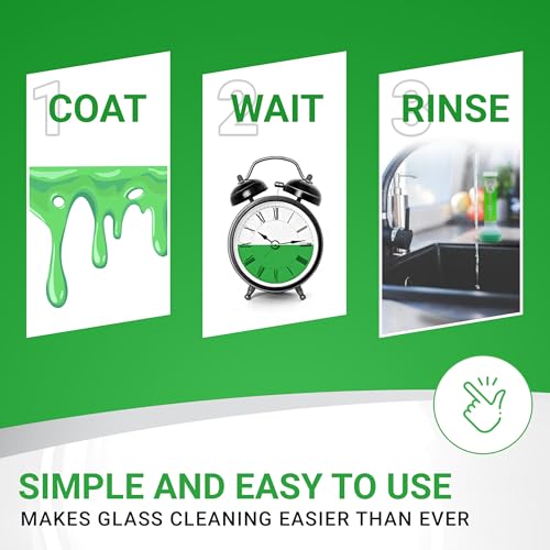 KLEAR Kryptonite Multipurpose Glass Cleaner 3-Pack | Powerful 5 in 1 Cleaning Combo | Glass Friendly & Alcohol-Free Glass Cleaner| Coat, Relax, Rinse| 9 oz (Pack of 3) - style: Pack of 3
