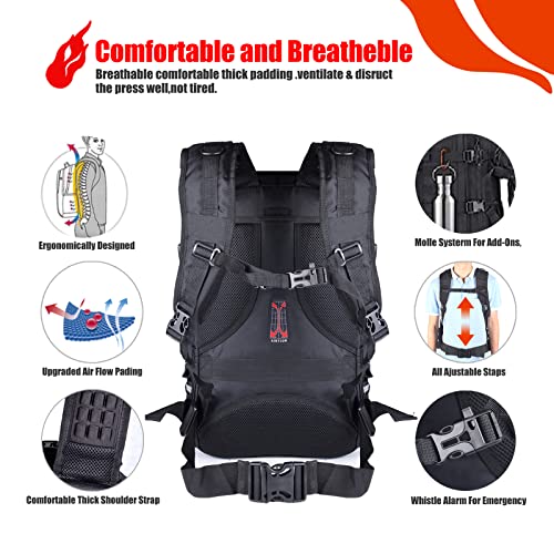 Goldfire Motorcycle Helmet Backpack Waterproof Large Capacity Hiking Backpack Military Tactical Bag Snowmobile Cycling Rechargeable Helmet Bag With USB Port