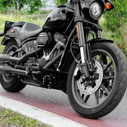 Front Highway Foot Pegs Engine Guard Crash Bar Frame Slider Fit for Harley Softail Street Bob Low Rider Lowrider S/Lowrider ST/Standard Heritage Classic FXST FXLR S ST FXBB 2018-2026 Accessories