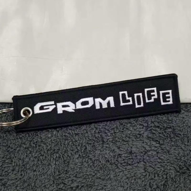 PrimeSecrets Keychains for Motorcycle, Scooter, Car, Mopes, ATV, Backpack Gift Men Women Street Racing Auto Parts Accessories - color: Grm Life