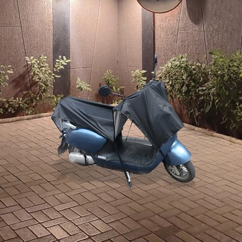 STOBAZA Waterproof Electric Bike Cover 72x250cm with Rainproof Dustproof Protection for Motorcycles, Scooters, and Bicycles Outdoor Weather Shield