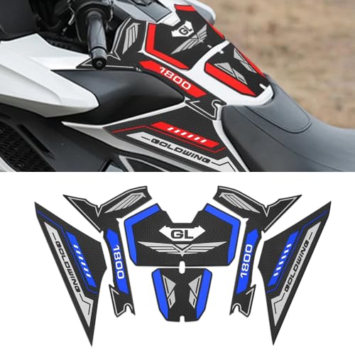 FOR Gold Wing GL1800 GL 1800 2018-2025 NEW Motorcycle Fuel Tank Cap Sticker Pad Fuel Tank Cap Anti-slip Protection Pad (blue) - color: Blue