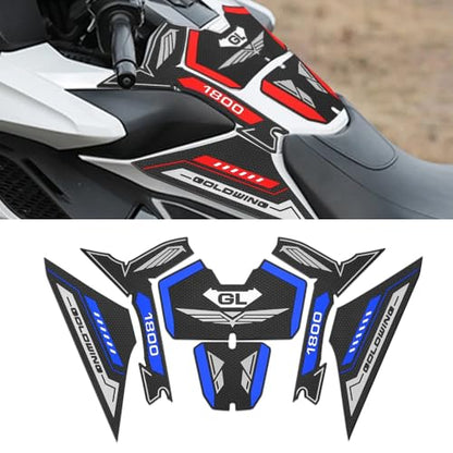 FOR Gold Wing GL1800 GL 1800 2018-2025 NEW Motorcycle Fuel Tank Cap Sticker Pad Fuel Tank Cap Anti-slip Protection Pad (blue) - color: Blue
