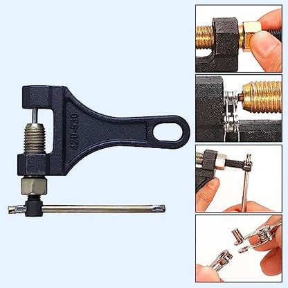 Chain Breaker #420 428 520 525 528 530 for Motorcycle Bicycle Dirt Pit Bike ATV Quad Go Kart Scooter Chain Break