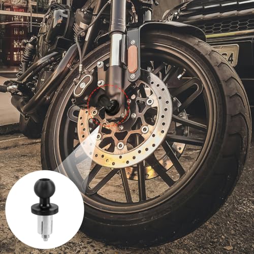 Motorcycle Handlebar Clamp Ball Head Mount Base, Motorbike Phone Holder Bracket, Handlebar Expansion Ball Designed Pedestal for Navigation Device, Compatible with Motorbike Repairs