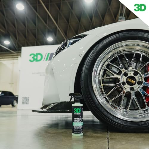 3D Waterless Car Wash - Easy Spray Waterless Detailing Spray - No Soap or Water Needed - Great on Cars, RVs, Motorcycles & Boats 16oz. - size: 16 Ounce (Pack of 1)