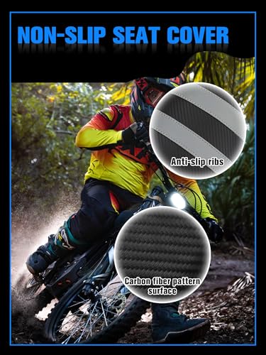 Dirt Bike Seat Cover for Talaria Sting MX3/R MX4 MX5/PRO Electric Bike Gray,High Elastic Leather - color: gray