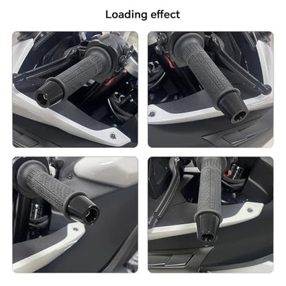 MFGZD 650 Motorcycle Bar End Plugs, CNC Aluminum Alloy Handlebar End Plugs Compatible With Ninja650 2017-2025 / For Versys 650 2015-2025 / Z650 2017-2025 / Z650RS 2022-2025 / For V-Strom650 - size: For 650 black