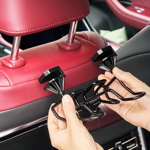 Five Hook Hard Hat Holder for Truck Seat Heavy Duty Metal Hard Hat Accessories Holder for Truck SUV Car Seat to Keep Helmet Safety (Five Hook, 1) - style: Five Hook